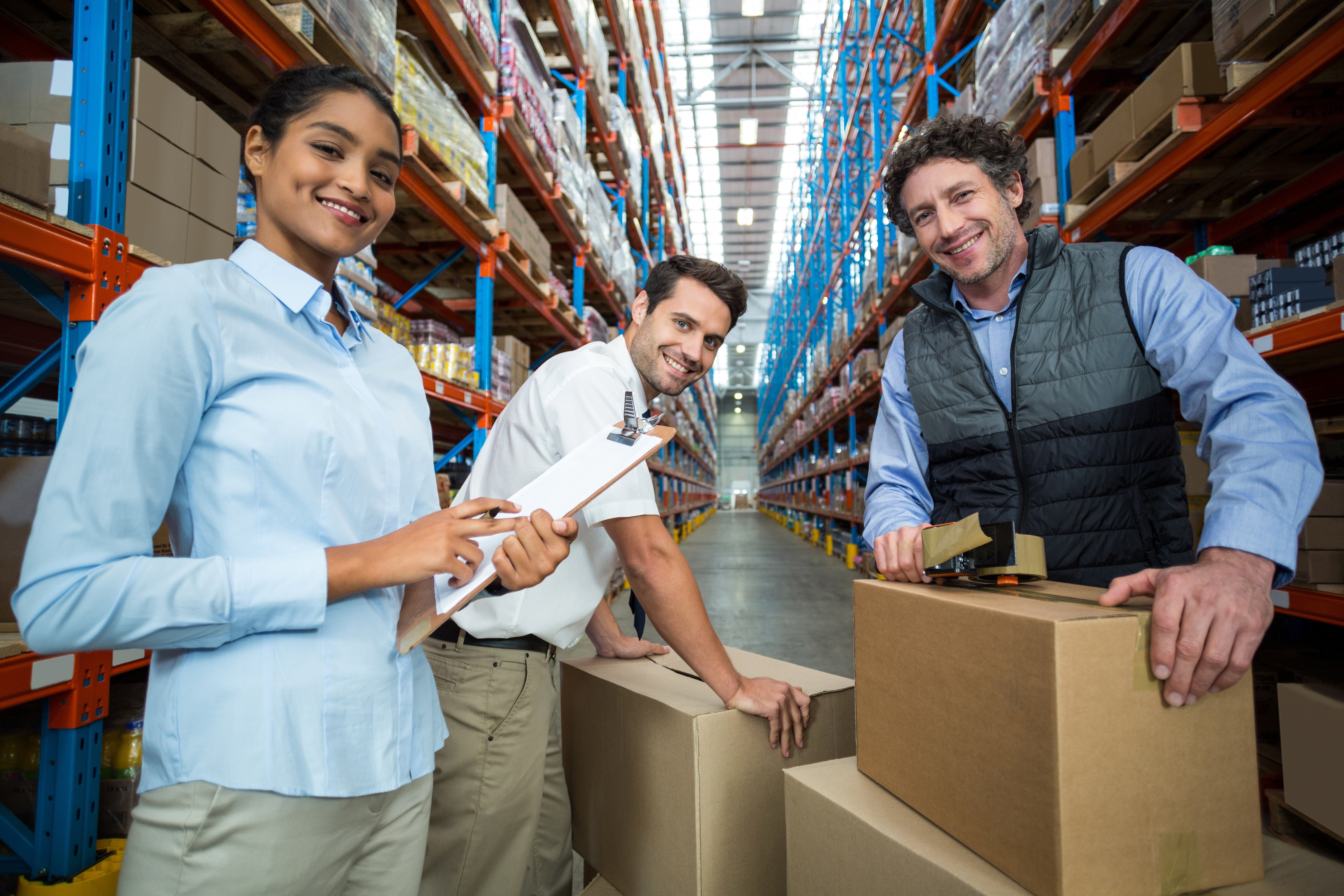 Warehouse workers